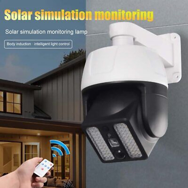 2 in 1 Solar Sensor Dummy Camera Wall Light