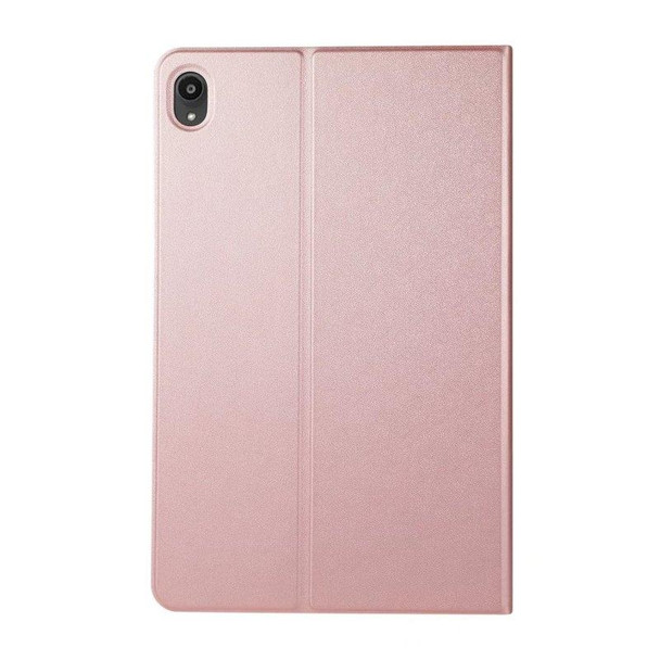 For Huawei MatePad Air 11.5 2023 Voltage Elastic Texture Flip Tablet Leatherette Case(Rose Gold)