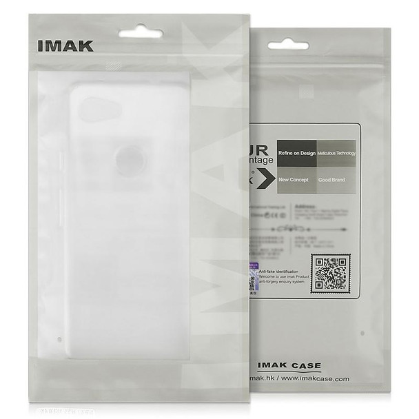 For Google Pixel 8 Pro IMAK UX-5 Series Transparent Shockproof TPU Protective Phone Case(Transparent  Black)