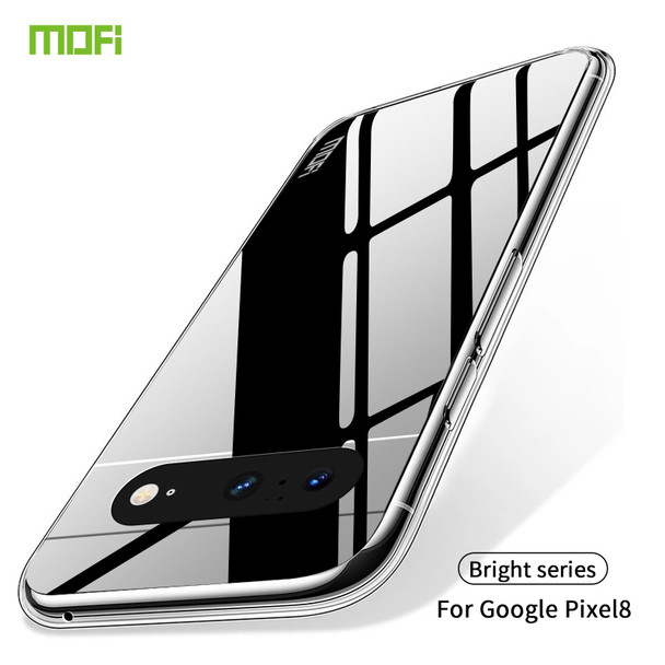 For Google Pixel 8 MOFI Ming Series Ultra-thin TPU Phone Case(Transparent)