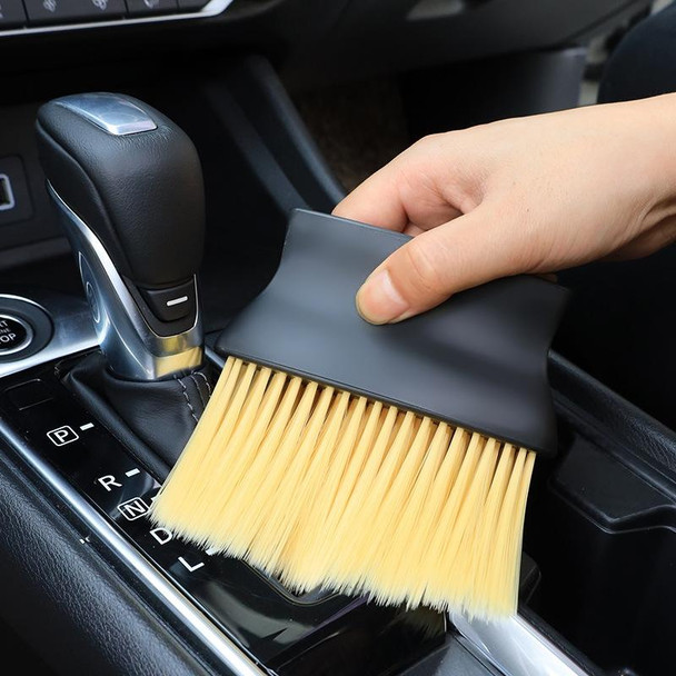 5pcs Car Air Conditioning Outlet Cleaning Brush Ultra-Soft Auto Interior Detail Brus Black