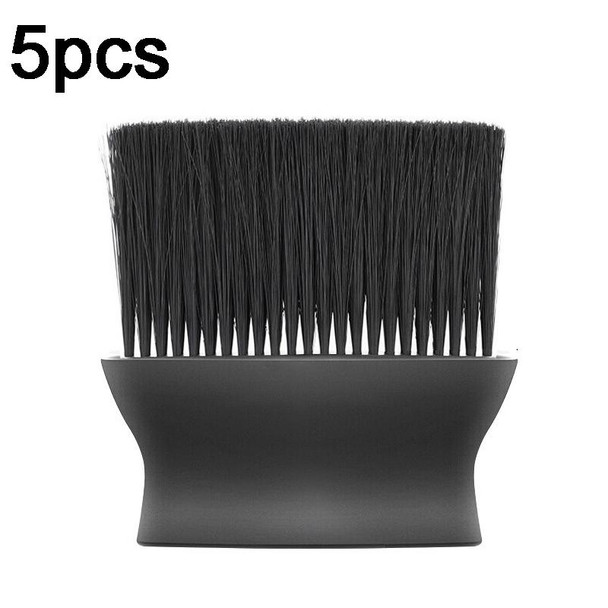 5pcs Car Air Conditioning Outlet Cleaning Brush Ultra-Soft Auto Interior Detail Brus Black