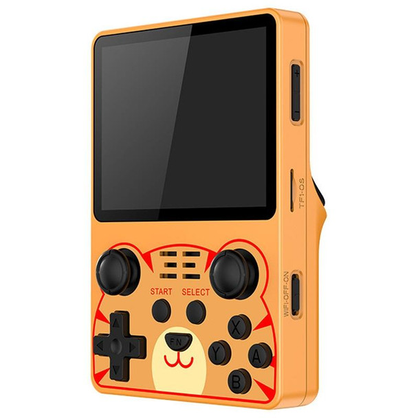 POWKIDDY RGB20S  3.5-Inch IPS Screen Retro Open Source Handheld Game Console 16GB+128GB  20,000 Games(Yellow)