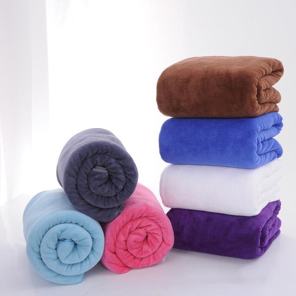 30x30cm Nano Thickened Large Bath Towel Hairdresser Beauty Salon Adult With Soft Absorbent Towel(Coffee)