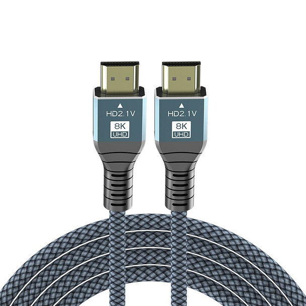 2m HDMI 2.1 Version 8K 60Hz UHD 48Gbps Cable(Grey)