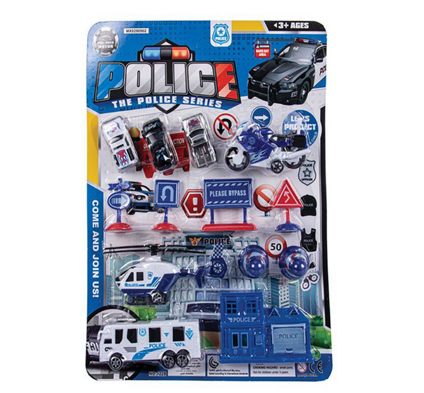 Vehicle Playset Police Force 43x32cm