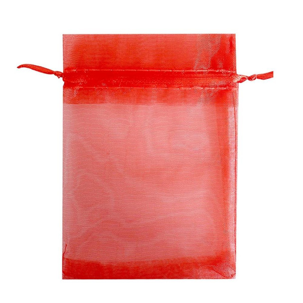 100pcs  Fruit Protection Bag Anti-insect and Anti-bird Net Bag 15 x 20cm(Red)