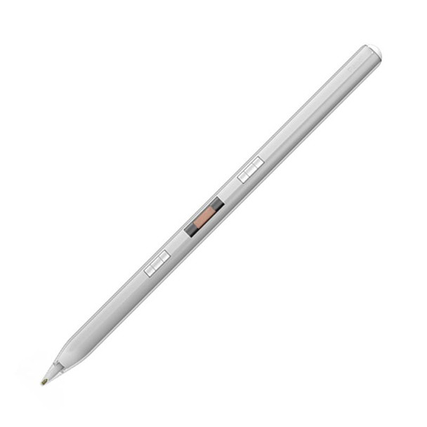 P10s Transparent Case Wireless Charging Stylus Pen for iPad 2018 or Later(White)