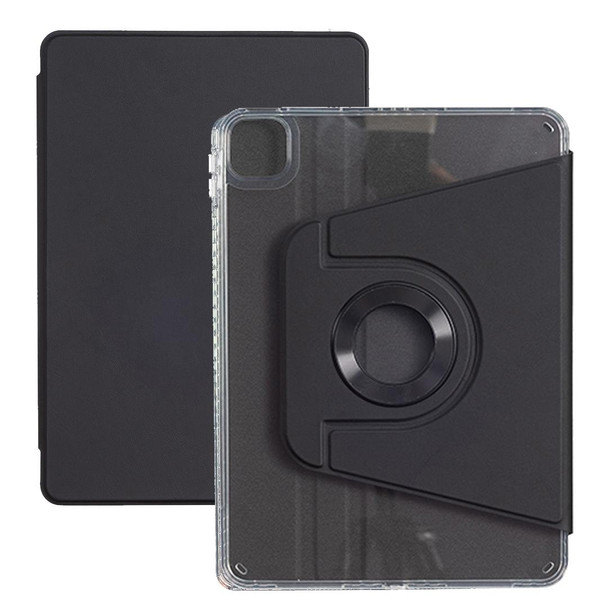 For iPad Pro 11 2022 / 2021 / 2020 Magnetic Split Leatherette Smart Tablet Case(Black)