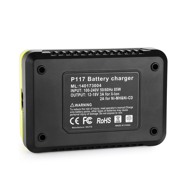 For RYOBI P117 / P108 12-18V Universal Battery Charger(US Plug)