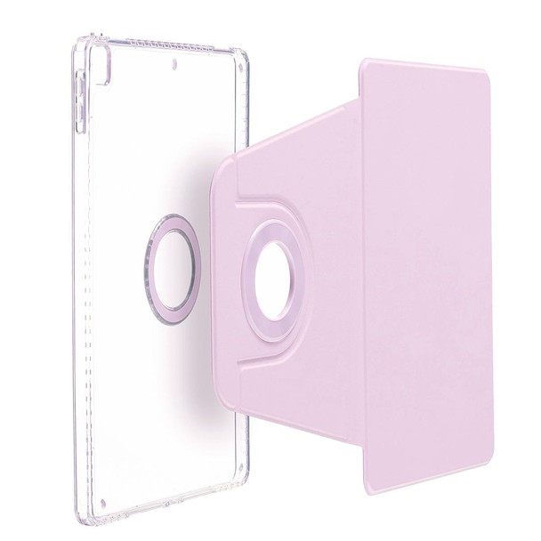 For iPad 10.2 2021 / 2020 / 10.5 Magnetic Split Leatherette Smart Tablet Case(Pink)