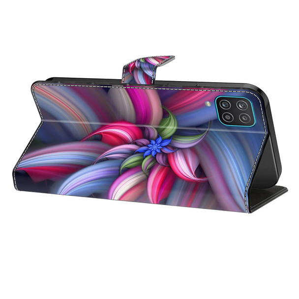 For Google Pixel 7 Crystal 3D Shockproof Protective Leatherette Phone Case(Colorful Flower)