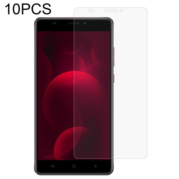 10 PCS 0.26mm 9H 2.5D Tempered Glass Film - Elephone C1 Max