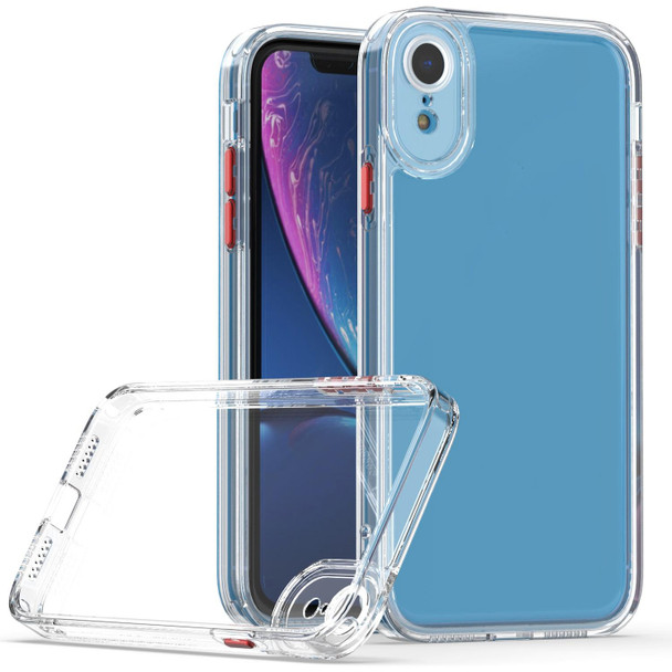 Cat-eye TPU + Acrylic Phone Case - iPhone XR(Red)