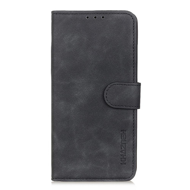 For Nokia XR21 KHAZNEH Retro Texture Leatherette Phone Case(Black)