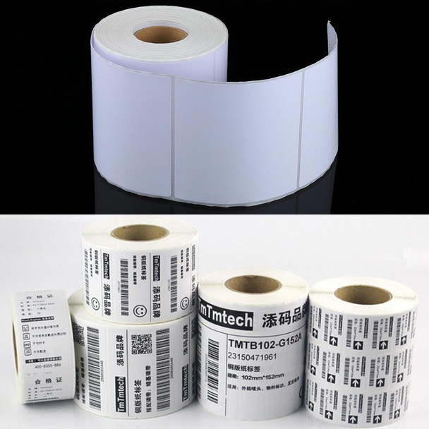 Thermal Printing Paper / Thermal Adhesive Label Paper, Size: 100mm x 100mm500pcs Labels