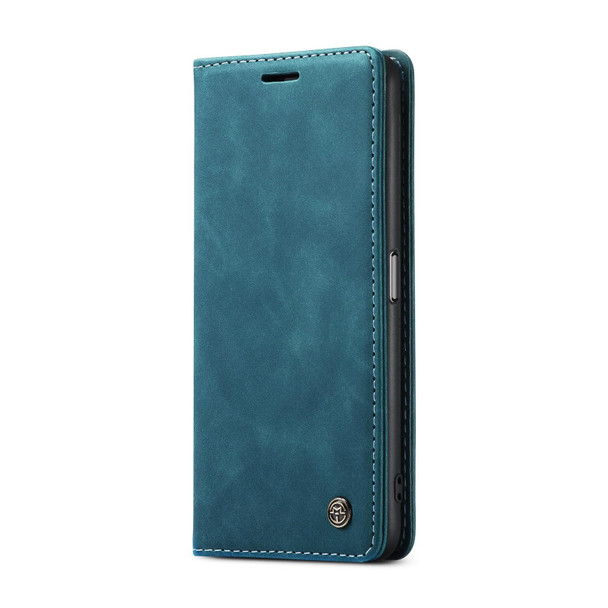 For OPPO A78 CaseMe 013 Multifunctional Horizontal Flip Leatherette Phone Case(Blue)