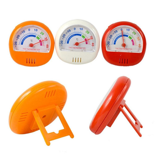 2 PCS Freezer Thermometer Indoor Outdoor Pointer Thermometer(White)