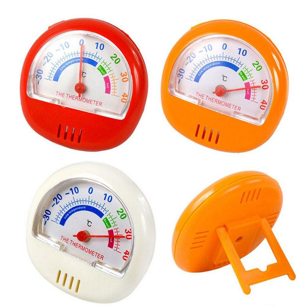 2 PCS Freezer Thermometer Indoor Outdoor Pointer Thermometer(Red)