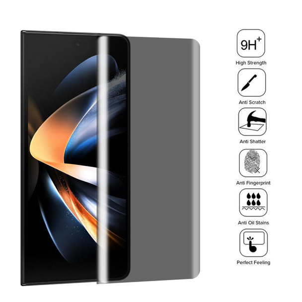 For Samsung Galaxy Z Fold5 Inner Screen Privacy Full Cover Screen Protector Tempered Glass Film