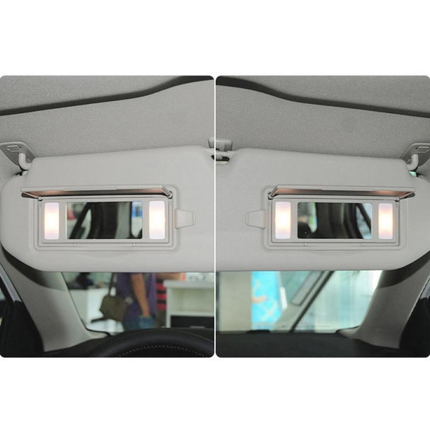 For Buick / Chevrolet Left-hand Drive Car Sun Visor Makeup Mirror 23196443(Light Beige)