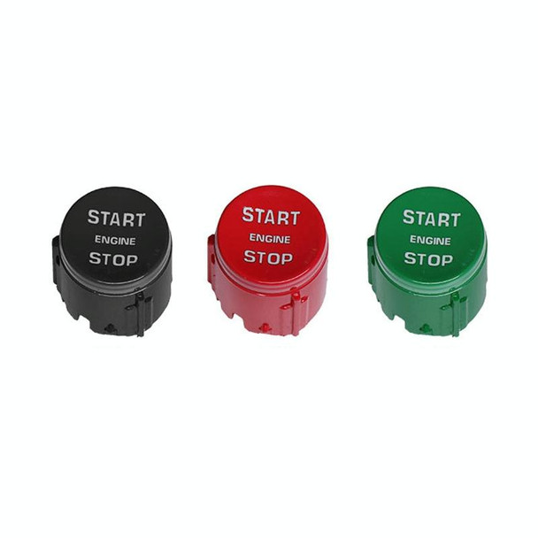 One-key Start Engine Stop Switch Button for Land Rover Range Rover / Discovery, Left Driving(Green)