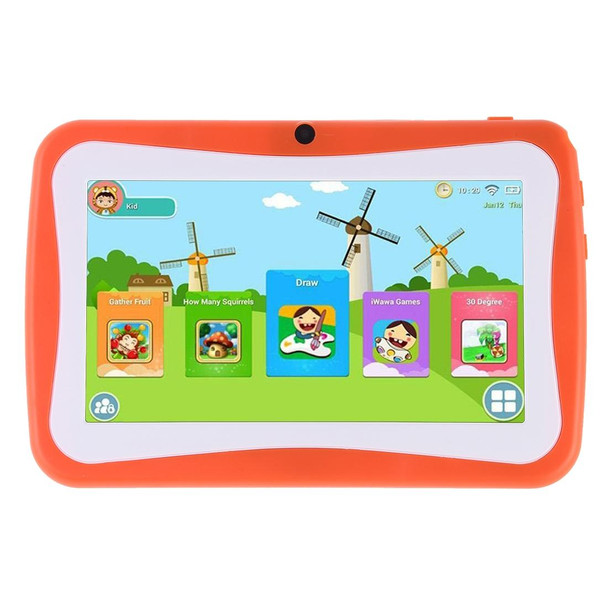 M755 Kids Education Tablet PC, 7.0 inch, 1GB+16GB, Android 5.1 Allwinner A33 Quad Core up to 1.3GHz, 360 Degree Menu Rotation, WiFi(Orange)