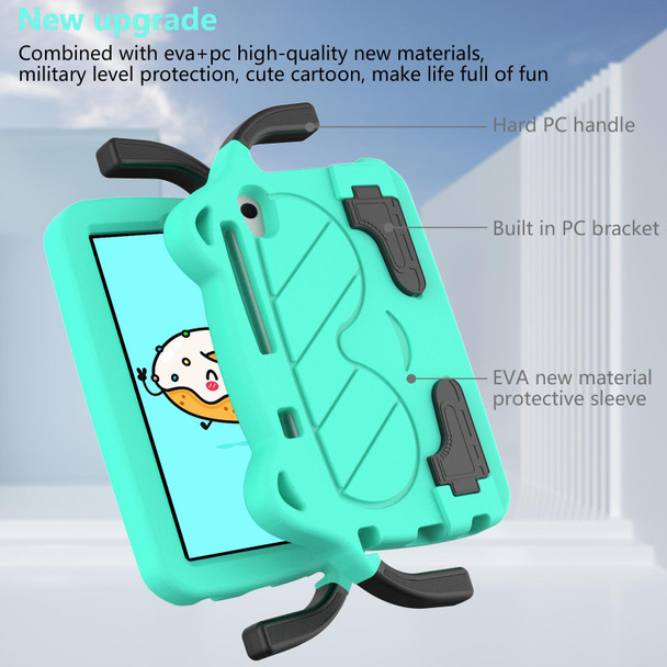 For Lenovo Tab M8 8506X 3rd Gen Ice Baby EVA Shockproof Hard PC Tablet Case(Mint Green+Black)