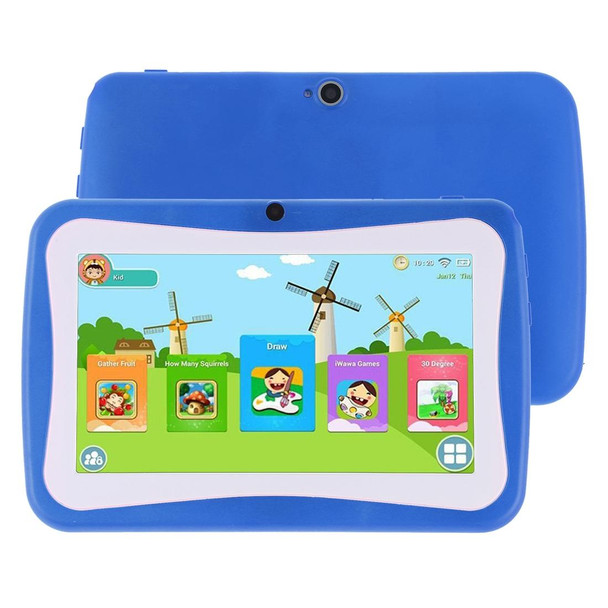 M755 Kids Education Tablet PC, 7.0 inch, 1GB+16GB, Android 5.1 Allwinner A33 Quad Core up to 1.3GHz, 360 Degree Menu Rotation, WiFi(Blue)