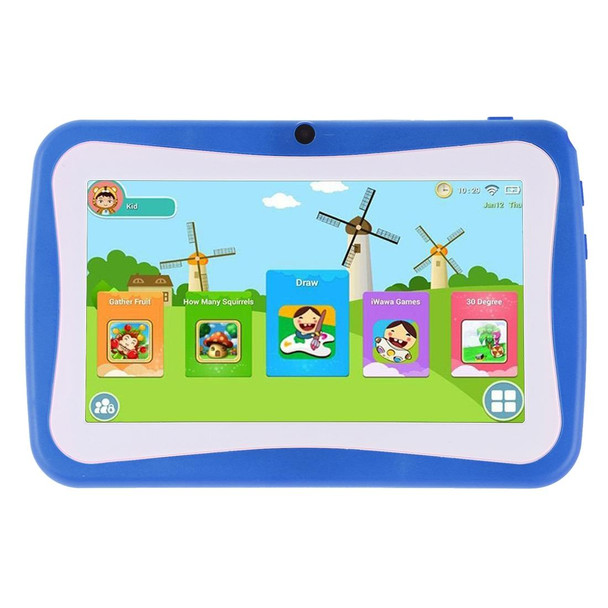 M755 Kids Education Tablet PC, 7.0 inch, 1GB+16GB, Android 5.1 Allwinner A33 Quad Core up to 1.3GHz, 360 Degree Menu Rotation, WiFi(Blue)