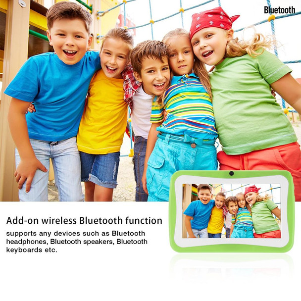 M755 Kids Education Tablet PC, 7.0 inch, 1GB+16GB, Android 5.1 Allwinner A33 Quad Core up to 1.3GHz, 360 Degree Menu Rotation, WiFi(Green)