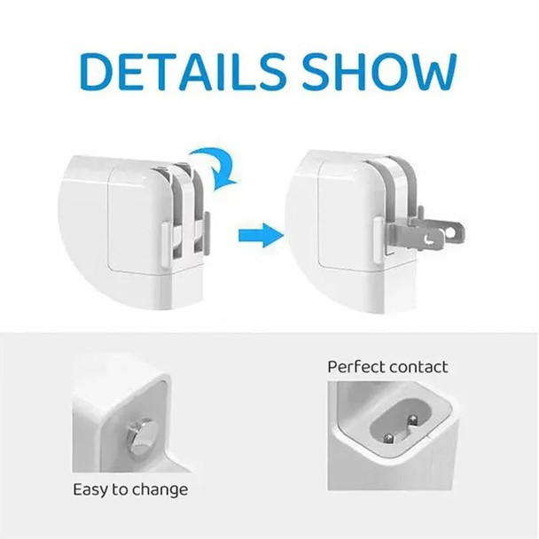 35W PD3.0 USB-C / Type-C Dual Port Charger with 1m Type-C to 8 Pin Data Cable, US Plug