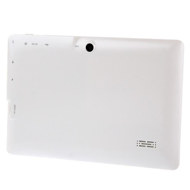 Tablet PC 7.0 inch, 1GB+16GB, Android 4.0, Allwinner A33 Quad Core 1.5GHz, WiFi, Bluetooth, OTG, G-sensor(White)