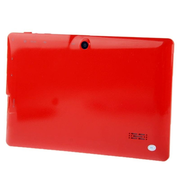 Tablet PC 7.0 inch, 1GB+16GB, Android 4.0, Allwinner A33 Quad Core 1.5GHz, WiFi, Bluetooth, OTG, G-sensor(Red)