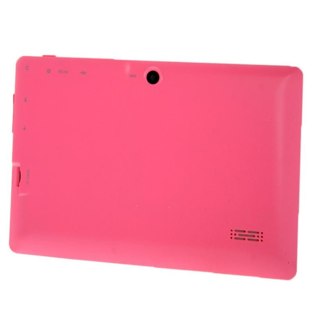 Tablet PC 7.0 inch, 1GB+16GB, Android 4.0, Allwinner A33 Quad Core 1.5GHz, WiFi, Bluetooth, OTG, G-sensor(Pink)