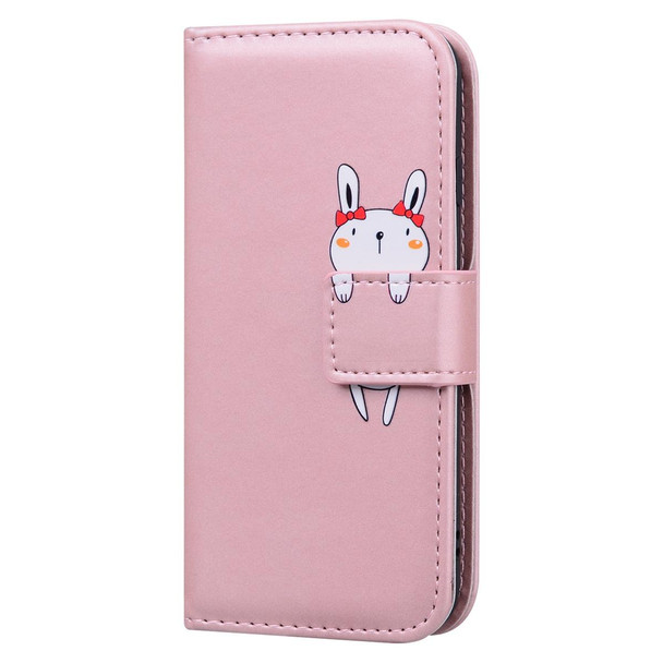For Xiaomi Redmi K40 / K40 Pro Cartoon Buckle Horizontal Flip Leather Phone Case(Pink)