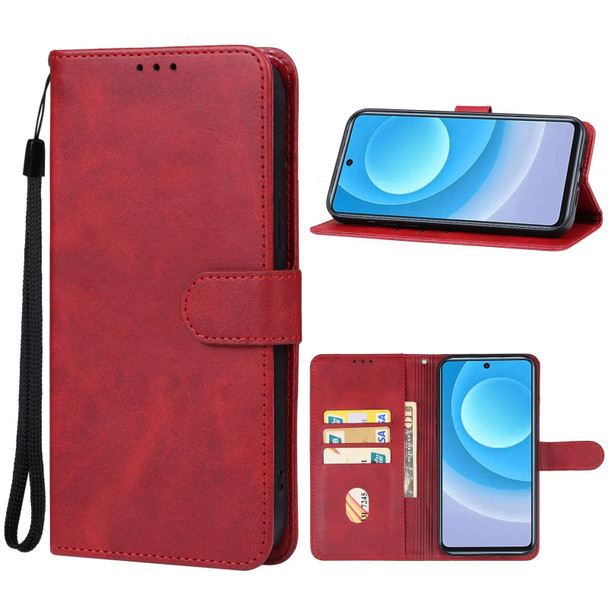 For Tecno Camon 20 Premier Leatherette Phone Case(Red)