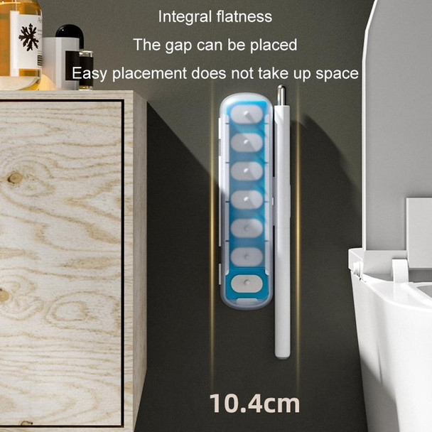 Disposable Toilet Brush Set Toilet Magnetic Cleaning Brush(White)