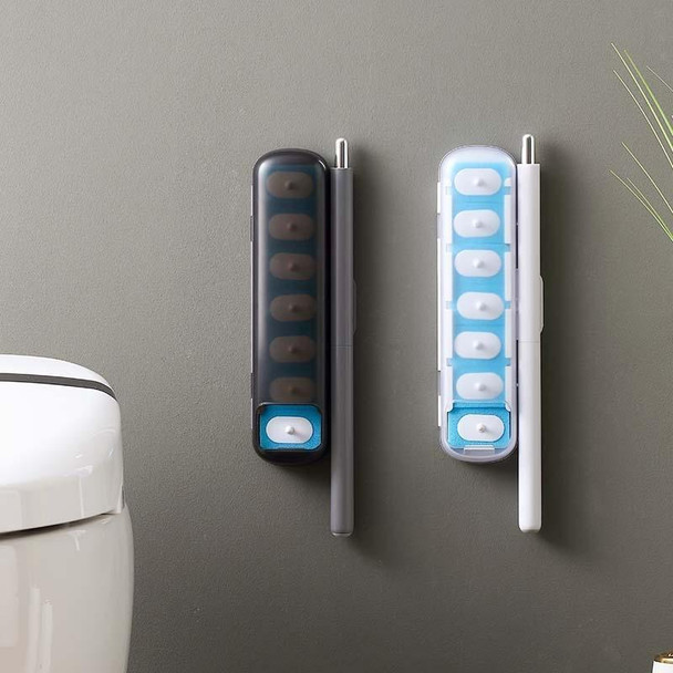 Disposable Toilet Brush Set Toilet Magnetic Cleaning Brush(Grey)