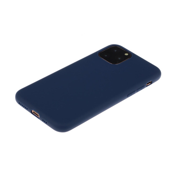 For iPhone 15 Pro Max Shockproof Frosted TPU Phone Case(Blue)