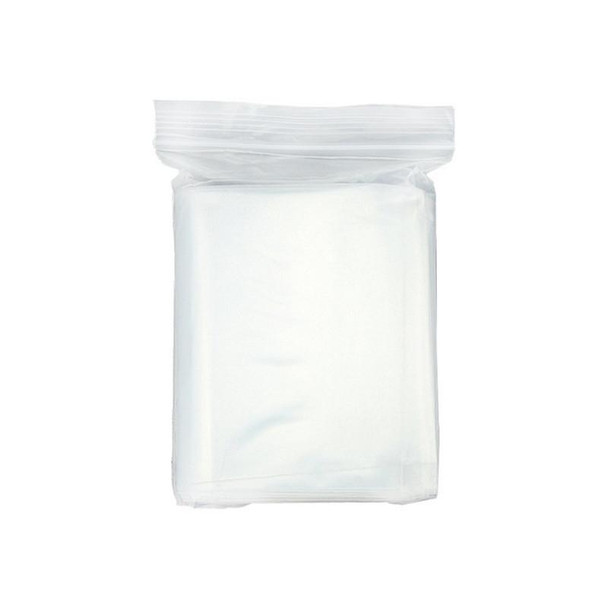 200pcs  Perforated Ziplock Bag Thickened Transparent Packaging Bag Plastic Sealed Bag 8 x 18cm 12 Silk No Hole