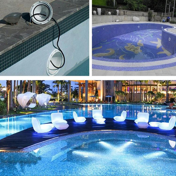 12W LED Recessed Swimming Pool Light Underwater Light Source(Warm White Light)