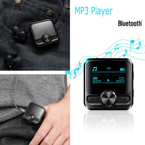 M9 AI Intelligent High-definition Noise Reduction Voice Control Recorder Ebook Bluetooth MP3 Player, Capacity:32GB(Black)