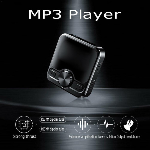 M9 AI Intelligent High-definition Noise Reduction Voice Control Recorder Ebook Bluetooth MP3 Player, Capacity:4GB(Black)