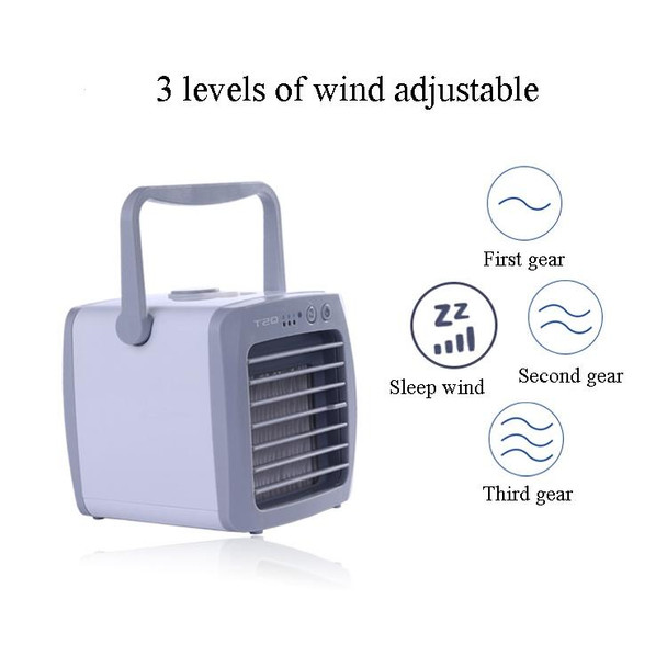 A006 Portable Mini Air Cooler Fan Air Conditioning Fan Water Cooling Fan, Fan diameter: Paper Core