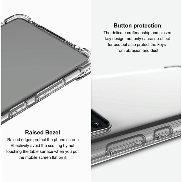For Huawei nova 11 imak Shockproof Airbag TPU Phone Case(Transparent)