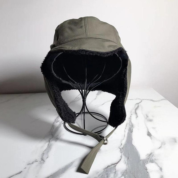 Outdoor Winter Thickened Fleece Windproof Warm Ski Cap(Khaki)