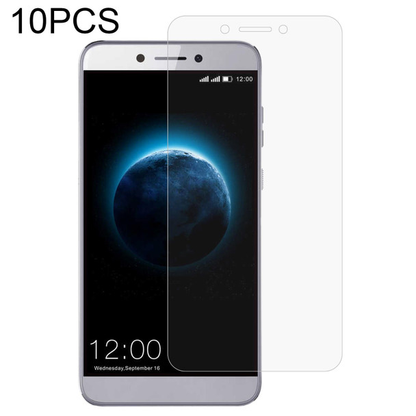 10 PCS 0.26mm 9H 2.5D Tempered Glass Film - Leagoo T8