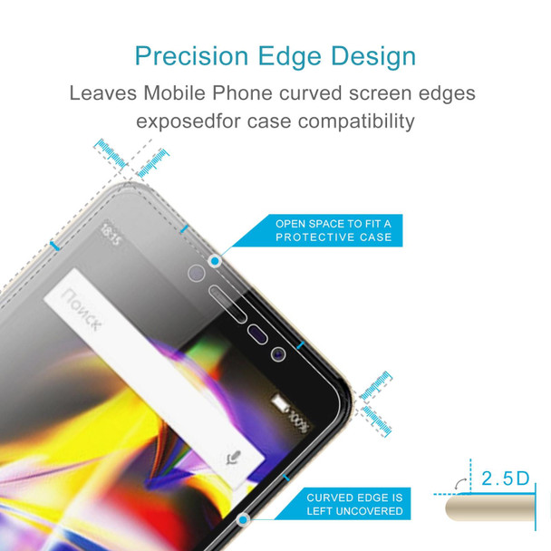 10 PCS 0.26mm 9H 2.5D Tempered Glass Film - BQ-5508L Next LTE