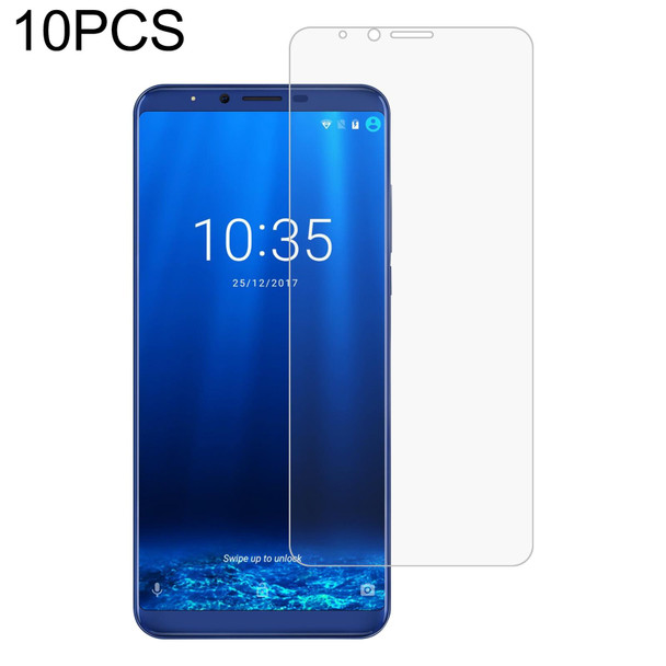 10 PCS 0.26mm 9H 2.5D Tempered Glass Film - Cubot X18 Plus